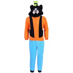 Orange/Blue, All In One Piece Pyjama, Hooded Onesie For Boys Goofy DISNEY