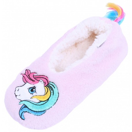 Pink, Soft & Warm Ladies Warm House Slippers, Footlets, Home Shoes Socks MY LITTLE PONY