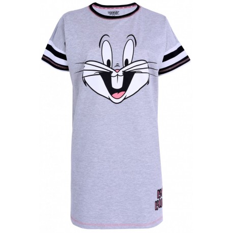 Camicia da notte grigia Bunny Bugs