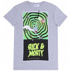 Szara koszulka "Rick and Morty"
