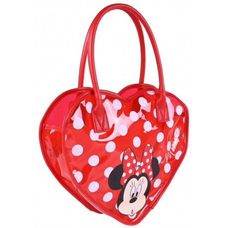 Sac coeur rouge Minnie Mouse DISNEY
