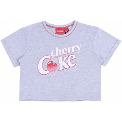 Szara koszulka Cherry Coke PRIMARK
