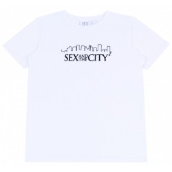 Biała koszulka "Sex and the City"
