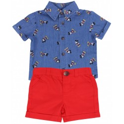 T-Shirt + rote Shorts Mickey Maus DISNEY