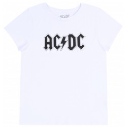 Biała koszulka AC DC