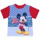 Czerwono-niebieska bluzka, t-shirt Mickey DISNEY