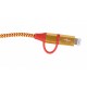 Pleciony kabel USB, 1m Harry Potter