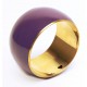 Women Purple Golden Elegant Slip On Bracelet