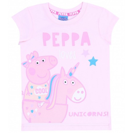 Różowa koszulka, t-shirt Świnka Peppa Primark