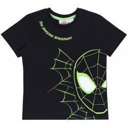 Czarna koszulka, t-shirt Spiderman MARVEL