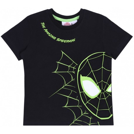 Czarna koszulka, t-shirt Spiderman MARVEL