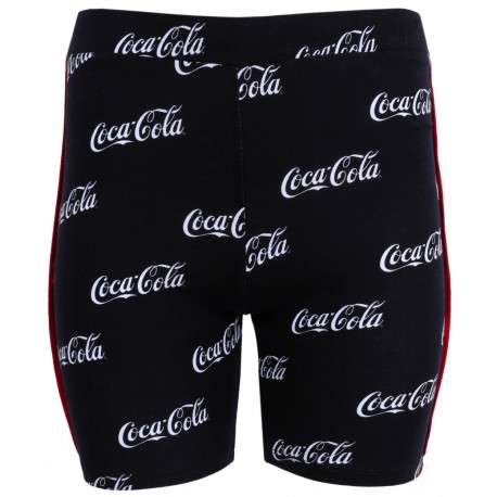 Czarne leginsy przed kolano Coca-Cola