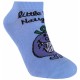 3 x Pink/Grey/Blue Socks, Shoe Liners For Ladies LITTLE MISS