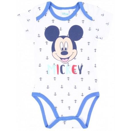 Białe body niemowlęce Myszka Mickey DISNEY