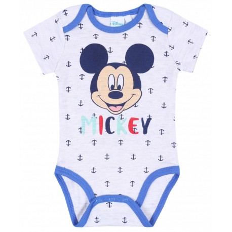 Szare body niemowlęce Myszka Mickey DISNEY