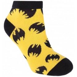 Żółto-czarne skarpetki, stopki Batman DC Comics