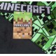 Zielono-czarna piżama chłopięca Minecraft