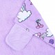 Couvre-lit violet avec une capuche Minnie Unicorn DISNEY