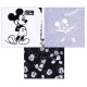 3x Czarno-białe bluzki niemowlęce Mickey DISNEY