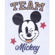 Szaro-musztardowy komplet niemowlęcy Myszka Mickey