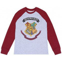 Szaro-bordowa bluzka HOGWARST Harry Potter