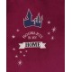 Bordowo-granatowa piżama + skarpetki Harry Potter