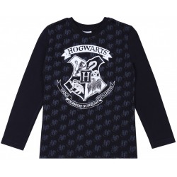 Czarna bluzka chłopięca HOGWARS Harry Potter