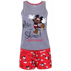 Czerwona piżama damska z cekinami  Mickey DISNEY