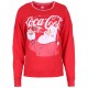 Czerwona świąteczna bluza Coca-Cola