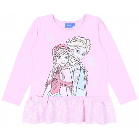 Pink Long Sleeved Top, T-shirt For Girls FROZEN DISNEY