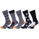 5 x  Call of Duty Men Black Grey Crew Ankle Socks