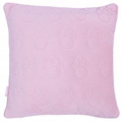Różowa wytłaczana poduszka 45x45 Minnie DISNEY