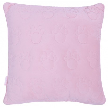 Różowa wytłaczana poduszka 45x45 Minnie DISNEY