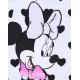Biało-czarna dluza w serca z cekinami Minnie Disney