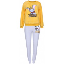 Żółto-szara,polarowa piżama DUMBO Disney