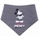 Ciemnoszare body+spodnie+śliniak Mickey Disney