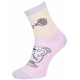 3 x Pastel Socks For Girls Princess Chip Potts Beauty And The Beast DISNEY