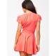 ASOS Różowo - koralowa (neon) sukienka mini