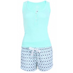 PRIMARK - pyjama à motifs bleus et blancs