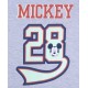 Szara koszulka sportowa z numerem 28 Myszka Mickey DISNEY