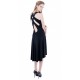 ASOS czarna, asymetryczna sukienka mini