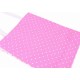 Cotton Pink Beige Polka Dots Shopping Bag