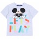 Szaro-granatowy chłopięcy komplet koszulka+spodenki Myszka Mickey Disney