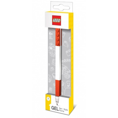 Czerwony długopis żelowy LEGO