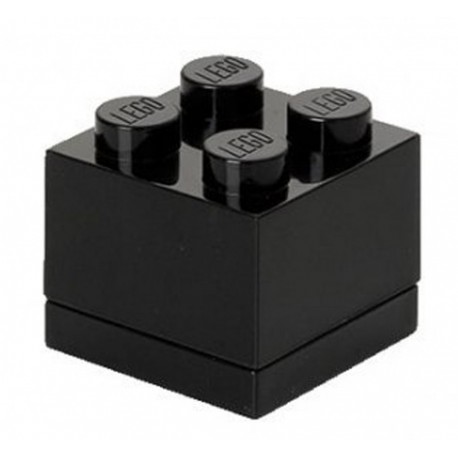 Czarne minipudełko klocek 4 LEGO