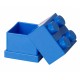 Niebieskie minipudełko klocek 4 LEGO