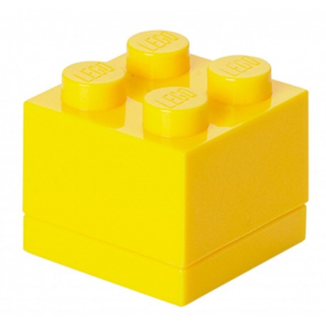 Żółte minipudełko klocek 4 LEGO