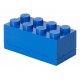 Niebieskie minipudełko klocek 8 LEGO