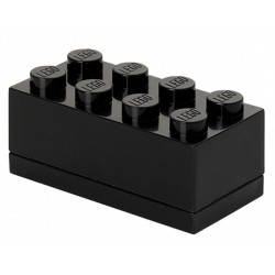 Czarne minipudełko klocek 8 LEGO