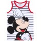 Biała koszulka w paski+ czerwone majtki Myszka Mickey Disney